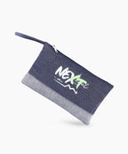 Denim Zipper Pouch for Women & Men, Multipurpose Travel Organizer, Stationery Bag, Cosmetic Bag, Clutch Wallet, Premium Jeans Fabric, Lightweight & Durable