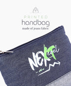 Denim Zipper Pouch for Women & Men, Multipurpose Travel Organizer, Stationery Bag, Cosmetic Bag, Clutch Wallet, Premium Jeans Fabric, Lightweight & Durable
